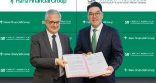 Hana Financial Group and Credit Agricole Forge Strategic Partnership to Expand European Presence